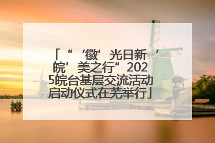 “‘徽’光日新‘皖’美之行”2025皖台基层交流活动启动仪式在芜举行