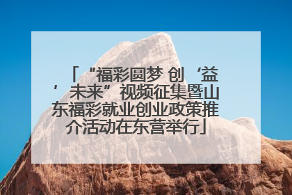 “福彩圆梦 创‘益’未来”视频征集暨山东福彩就业创业政策推介活动在东营举行