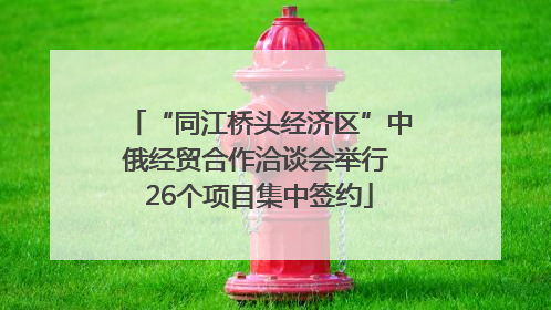 “同江桥头经济区”中俄经贸合作洽谈会举行 26个项目集中签约