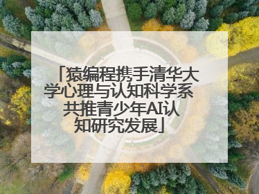 猿编程携手清华大学心理与认知科学系 共推青少年AI认知研究发展