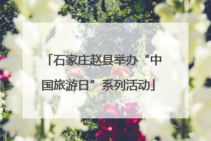 石家庄赵县举办“中国旅游日”系列活动