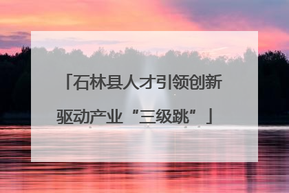 石林县人才引领创新驱动产业“三级跳”