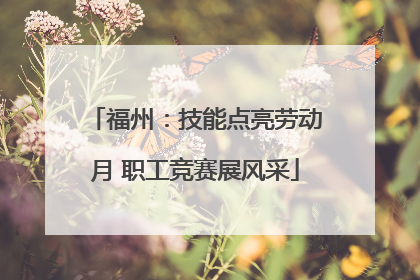 福州：技能点亮劳动月 职工竞赛展风采