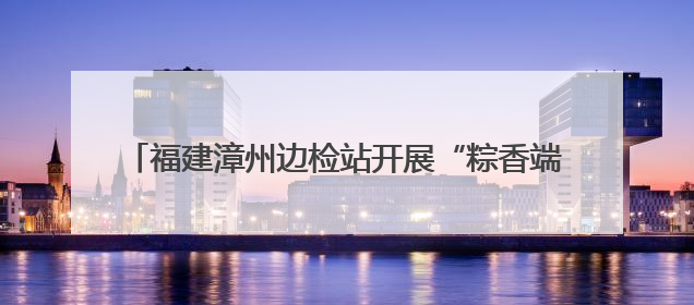 福建漳州边检站开展“粽香端午 情浓两岸”台胞座谈会