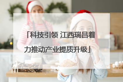 科技引领 江西瑞昌着力推动产业提质升级