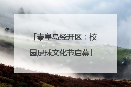 秦皇岛经开区：校园足球文化节启幕