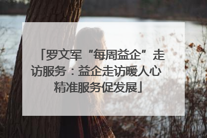 罗文军“每周益企”走访服务：益企走访暖人心 精准服务促发展