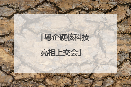 粤企硬核科技亮相上交会