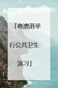 粤澳港举行公共卫生演习