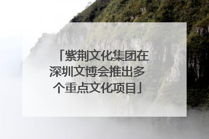 紫荆文化集团在深圳文博会推出多个重点文化项目