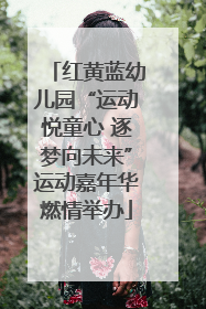 红黄蓝幼儿园“运动悦童心 逐梦向未来”运动嘉年华燃情举办