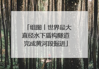 组图丨世界最大直径水下盾构隧道完成黄河段掘进