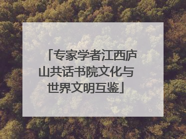 专家学者江西庐山共话书院文化与世界文明互鉴
