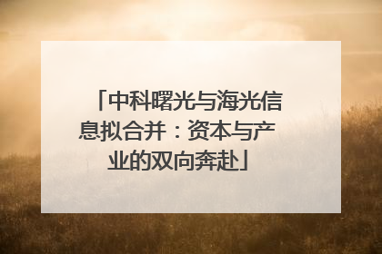 中科曙光与海光信息拟合并：资本与产业的双向奔赴