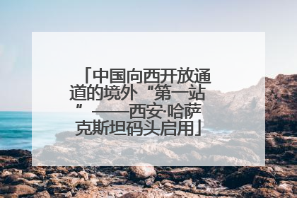 中国向西开放通道的境外“第一站”——西安·哈萨克斯坦码头启用