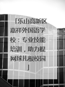 乐山高新区嘉祥外国语学校：专业技能培训，助力棍网球扎根校园