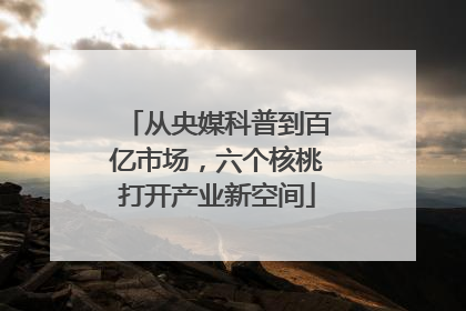 从央媒科普到百亿市场，六个核桃打开产业新空间