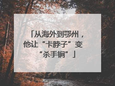 从海外到鄂州，他让“卡脖子”变“杀手锏”
