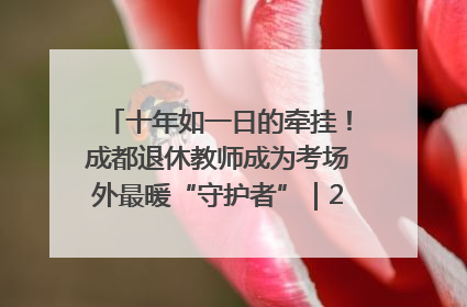 十年如一日的牵挂！成都退休教师成为考场外最暖“守护者”｜2025四川高考