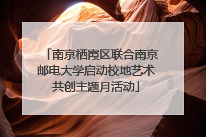 南京栖霞区联合南京邮电大学启动校地艺术共创主题月活动
