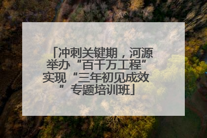 冲刺关键期，河源举办“百千万工程”实现“三年初见成效”专题培训班