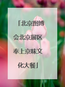 北京图博会北京展区奉上京味文化大餐