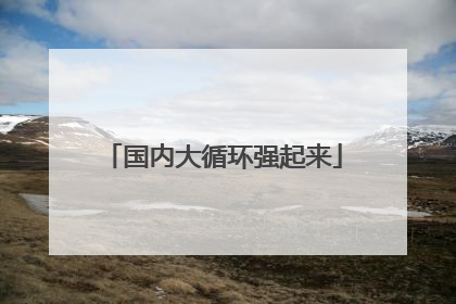 国内大循环强起来