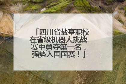 四川省盐亭职校在省级机器人挑战赛中勇夺第一名，强势入围国赛！