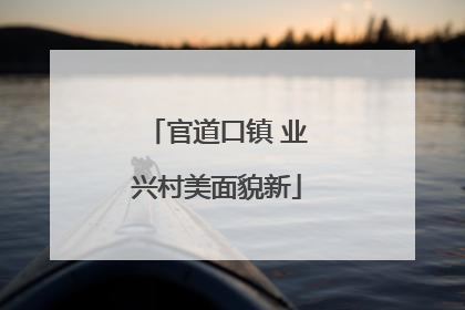 官道口镇 业兴村美面貌新