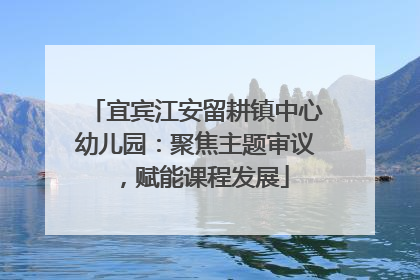 宜宾江安留耕镇中心幼儿园：聚焦主题审议，赋能课程发展