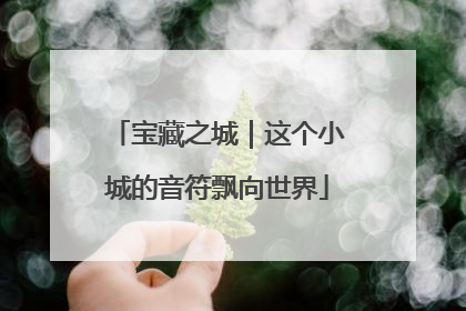 宝藏之城｜这个小城的音符飘向世界