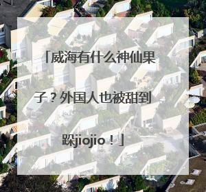 威海有什么神仙果子？外国人也被甜到跺jiojio！