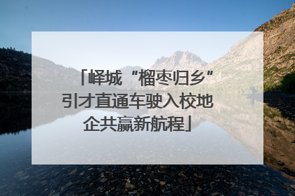 峄城“榴枣归乡”引才直通车驶入校地企共赢新航程