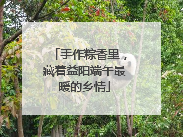 手作粽香里，藏着益阳端午最暖的乡情