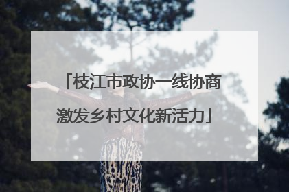 枝江市政协一线协商激发乡村文化新活力