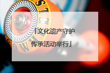文化遗产守护传承活动举行