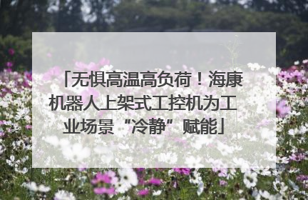 无惧高温高负荷！海康机器人上架式工控机为工业场景“冷静”赋能