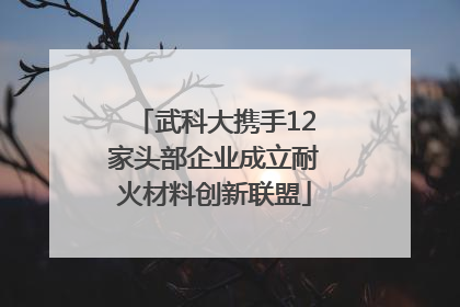 武科大携手12家头部企业成立耐火材料创新联盟