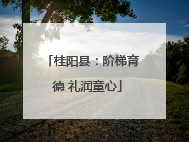 桂阳县：阶梯育德 礼润童心