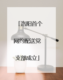 洛阳首个网约配送党支部成立