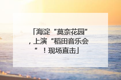 海淀“莫奈花园”，上演“稻田音乐会”！现场直击