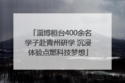 淄博桓台400余名学子赴青州研学 沉浸体验点燃科技梦想