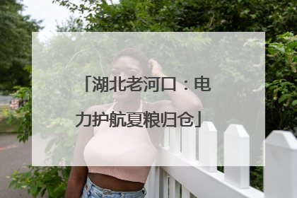 湖北老河口：电力护航夏粮归仓