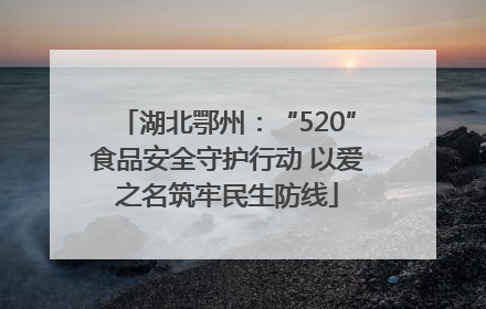 湖北鄂州：“520”食品安全守护行动 以爱之名筑牢民生防线