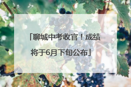 聊城中考收官！成绩将于6月下旬公布