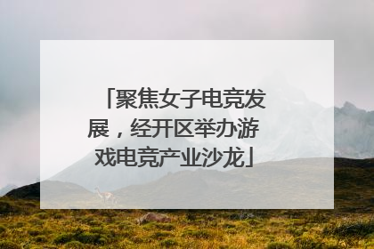 聚焦女子电竞发展，经开区举办游戏电竞产业沙龙