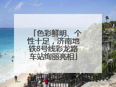 色彩鲜明、个性十足，济南地铁8号线彩龙路车站绚丽亮相