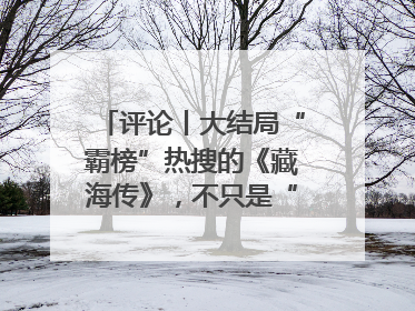 评论丨大结局“霸榜”热搜的《藏海传》，不只是“肖战变了”