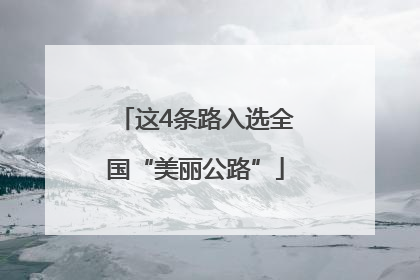 这4条路入选全国“美丽公路”