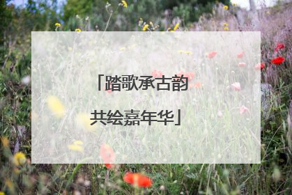 踏歌承古韵 共绘嘉年华